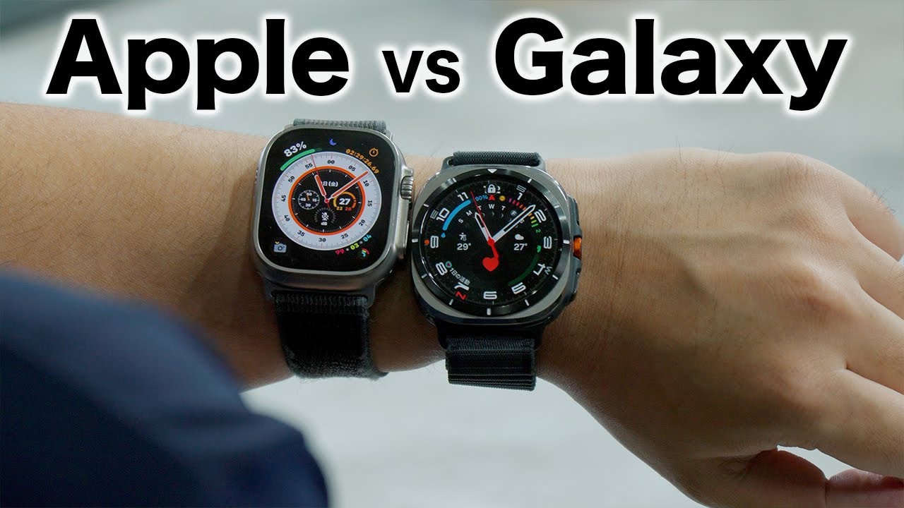 何が違う？Apple Watch Ultra2とGalaxy Watch Ultraを比較してみた