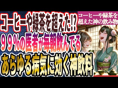 【コーヒーや緑茶を超えた!? 】「99%の医者が毎朝飲んでいる秘密の神飲料！！！」を世界一わかりやすく要約してみた【本要約】