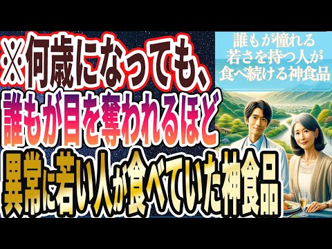【なぜ報道しない!?】「若返るどころの騒ぎじゃない..何歳になっても、誰もが憧れる若さを保っている人は全員毎日あの神食品を食べ続けていた」を世界一わかりやすく要約してみた【本要約】