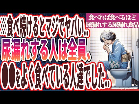 【なぜ報道しない!?】「あぁ...もれる...尿漏れする人は全員、●●をよく食べている人達でした... 」を世界一わかりやすく要約してみた【本要約】