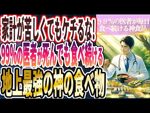 【家計が苦しくてもケチるな！】「99％の医者が死んでも食べ続ける「地上最強の神の食べ物トップ３」」を世界一わかりやすく要約してみた【本要約】