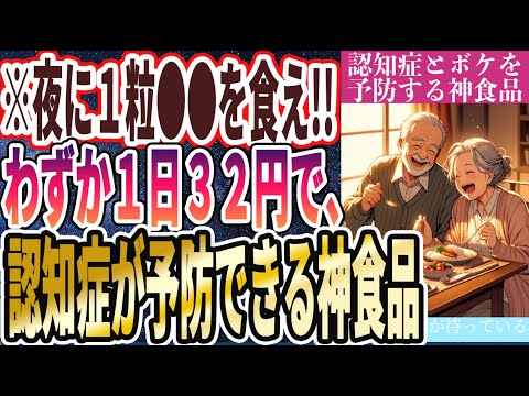【なぜ誰も食べない!?】「夜に１粒食べるだけ！わずか32円で買える！認知症が嫌ならコレ食べて！」を世界一わかりやすく要約してみた【本要約】