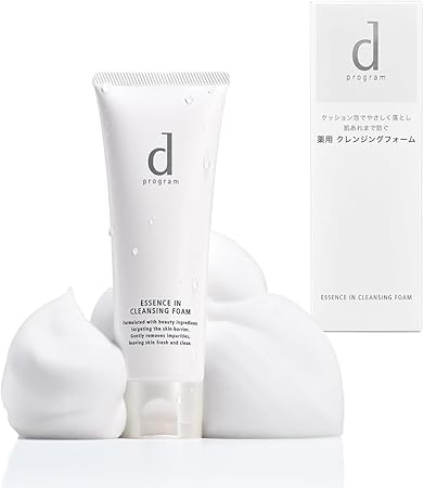 dプログラム エッセンスイン クレンジングフォーム 洗顔 汗/皮脂汚れ/低刺激/敏感肌/乾燥肌/ニキビケア/毛穴ケア/保湿/肌荒れ予防/ニキビ予防 無香料【医薬部外品】 120g