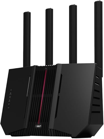 【Amazon.co.jp限定】ASUS WiFi RT-BE92U 無線 ルーター 最新規格WiFi7 5764+2882+1032Mbps v6プラス/OCNバーチャルコネクト/クロスパス/transix対応トライバンド縦置き/壁掛け両対応 ネットワークセキュリティ「AiProtection」&「ペアレンタルコントロール」機能付 メッシュWi-Fiシステム機能「AiMesh」 3年保証