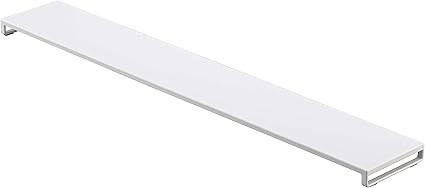 山崎実業(Yamazaki) 排気口カバー フラットタイプ W60 ホワイト 約W63XD10XH2.5cm タワー tower 薄型 油はねガード お手入れ簡単 5734