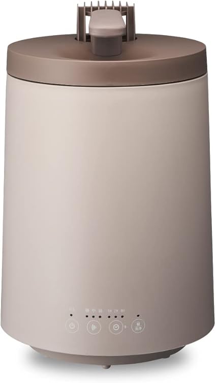 ドウシシャ 加湿器 スチーム式 加熱式 上から給水 スモークブラウン 抗菌加工 大容量 洗浄モード付き 連続加湿時間5時間 プレハブ洋室17畳/木造和室10畳 mistone600s