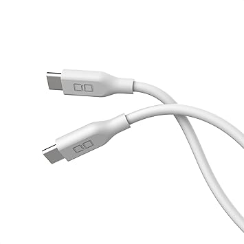 CIO 柔らかいシリコンケーブル C to C (USB Type-C/USB-C) 100W PD 急速 充電ケーブル 絡まない iPhone15 / 16 / Macbook Pro/Air/iPad/ノートパソコン Galaxy Google Pixel Android (アンドロイド)