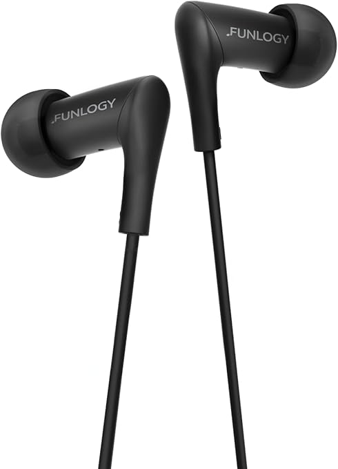 FUNLOGY Wired Earbuds (イヤホン/有線イヤホン) 【VGP2025 SUMMERコスパ大賞受賞/カナル型/ASMR/ゲーミング/日本ブランド】 (ブラック)