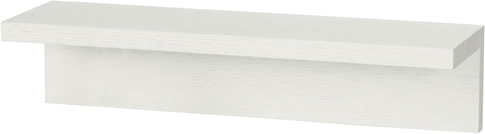 無印良品 壁に付けられる家具棚 オーク材突板 ライトグレー 幅44×奥行12×高さ10cm 44520635