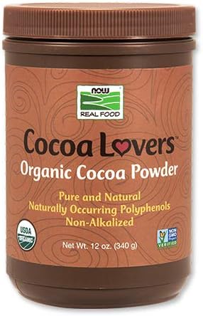 NOW Foods ココアパウダー ピュアオーガニック 12oz [海外直送品]