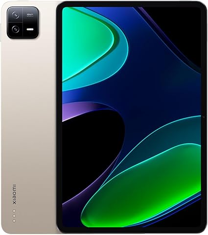Xiaomi Pad 6 タブレット 8GB + 128GB Wi-fi版 11インチ 144Hz高精細 8840mAh 大容量バッテリー 軽量ボディ Snapdragon 870 MIUI 14 Android 13 Dolby Atmos 対応 作業 会議 多彩な音声受信モード（シャンパンゴールド）