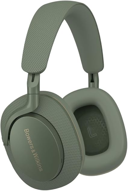 Bowers & Wilkins Px7 S2e (フォレスト・グリーン) ワイヤレス・ヘッドフォン ノイズキャンセリング aptX Adaptive 通話対応 マルチポイント 有線使用可能 PX７S2E/FG