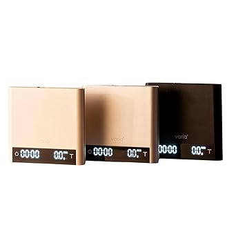 [国内正規品] Varia AKU Scale デジタルスケール コーヒー 高精度 計量器 精度0.1g 測量範囲3100g オートモード タイマー機能 (シルバー)