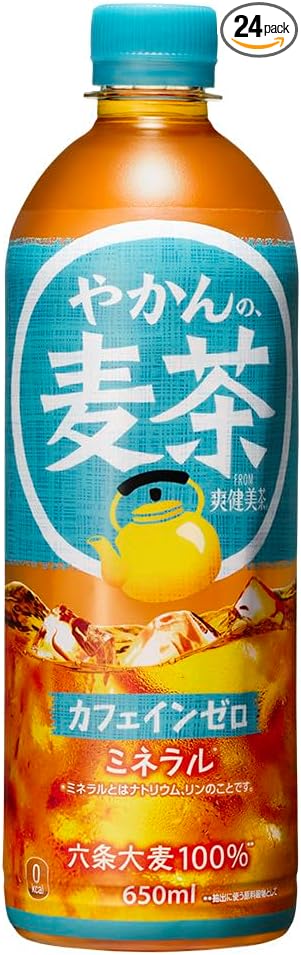 コカ・コーラ やかんの麦茶 from 爽健美茶 650mlPET×24本