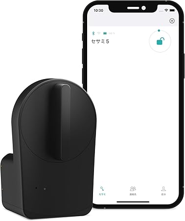 【上位モデル】キャンディハウス(CANDY HOUSE) スマートロック スマートキー SESAME5 セサミ5 玄関 オートロック 鍵 スマホで操作 Alexa Google Home AppleWatch 遠隔対応 工事不要 取付カンタン 防犯対策 後付け
