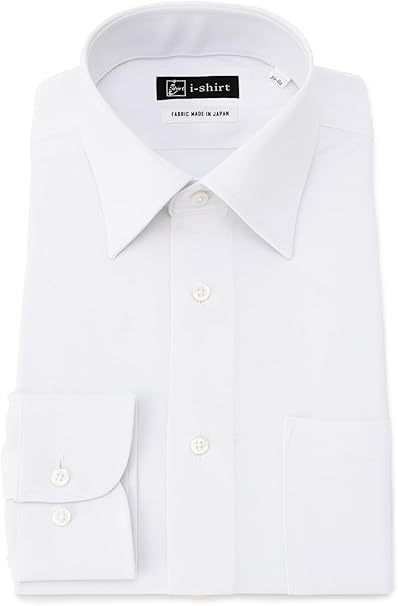 [アイシャツ] i-Shirt 完全ノーアイロン ストレッチ 超速乾 レギュラーフィット 長袖 アイシャツ ワイシャツ メンズ