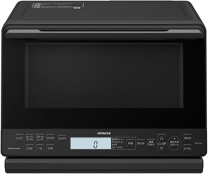 日立 過熱水蒸気 オーブンレンジ ヘルシーシェフ 31L MRO-S8D K ブラック 重量センサー 250℃1段式ワイドオーブン