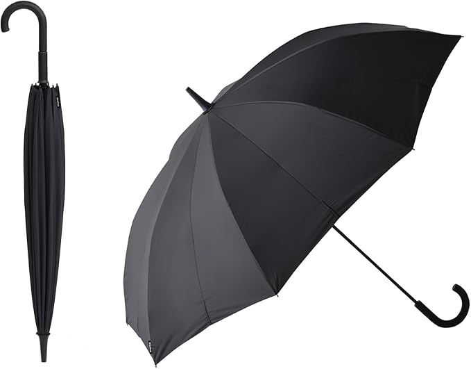 マーナ (marna) Shupatto アンブレラ (手を濡らさずまとまる) ボタンレス (58cm/62cm) シュパット レディース メンズ 兼用 晴雨兼用 傘 雨傘 長傘