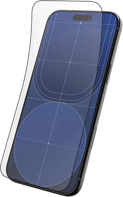 RHINOSHIELD ライノシールド 画面保護フィルム iPhone 17 Pro Max / 16 Pro Max対応 | 耐衝撃画面保護フィルムPRO - ウルトラ級の透明度 耐衝撃 耐傷性 ブルーライトカット ガイド枠 - 透明