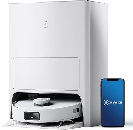 【全自動掃除機】ECOVACS(エコバックス)DEEBOT T10 OMNI ロボット掃除機 自動ゴミ収集 回転型水拭き機能 モップの自動洗浄 5000Pa強力吸引 お掃除ロボット AIVI 3.0障害物回避システム 高精度マッピング機能 3Dマップ 見守りカメラ 音声アシストYIKO Alexa対応 ECOVACS直営店限定 1年メーカー保証