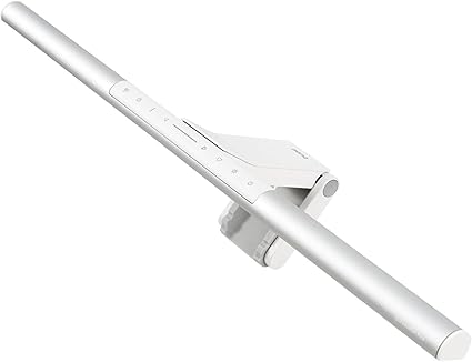 BenQ ScreenBar Pro モニターライト/輝度．色温度調整/省スペース/湾曲モニター対応/広範囲照明/目に優しい/映り込み軽減/省スペース/PC作業/USB Type-C/在宅勤務 (シルバー)