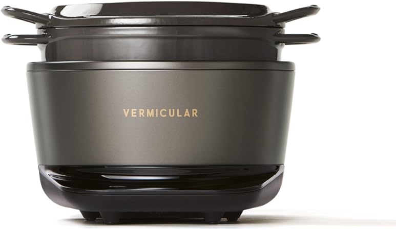 バーミキュラ ライスポットミニ 3合炊き 炊飯器 トリュフグレー 専用レシピブック付 RP19A-GY