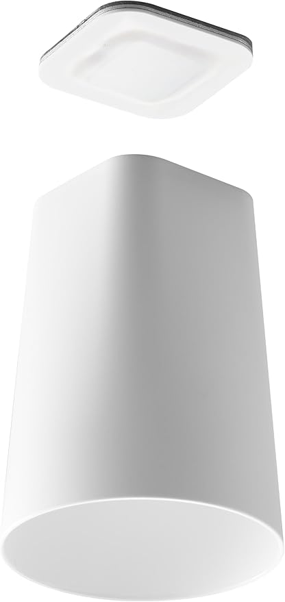 【ヒルナンデスで紹介】 山崎実業(Yamazaki) フィルムシート 洗面 戸棚下 マグネット タンブラー ホワイト W7×D7×H9.5cm タワー tower 浮かせる収納 洗面所 コップ 1751