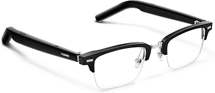 HUAWEI Eyewear 2 オーディオグラス オープンイヤー Bluetooth マイク付き 薄型軽量設計 Bluetooth 風ノイズ低減設計 音漏れ防止設計 タッチ操作 デュアルデバイス接続 最長11時間再生 マグネット式急速充電 IP54防塵防滴 ブラック
