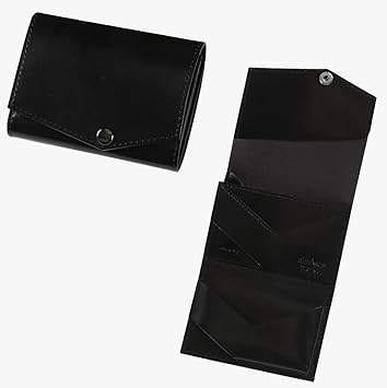 [アブラサス] いっぱい入る小さい財布 ブラック