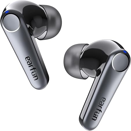 【VGP金賞】EarFun Air Pro 3 ANC搭載完全ワイヤレスイヤホン【Bluetooth 5.3 + 43dBまでノイズキャンセリング】QCC3071チップ搭載/aptX adaptive対応/超低遅延55ms/マルチポイント接続/専用アプリ/cVc8.0通話ノイズリダクション/最大45時間再生/ワイヤレス充電/IPX5防水(ブラック)