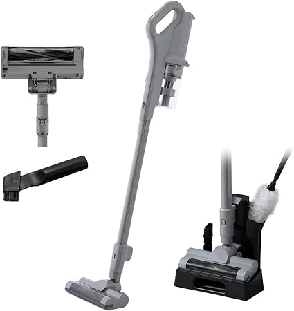 【Amazon.co.jp限定】アイリスオーヤマ コードレス掃除機 サイクロン 人気 AZSCD-185PM-H【パワーヘッド搭載。軽量1.4kgモデル】