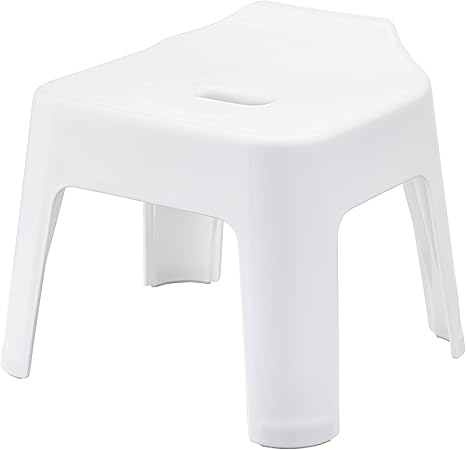【ヒルナンデスで紹介】 山崎実業(Yamazaki) 引っ掛け 風呂イス ホワイト 約W34XD32XH29cm (座面:約25㎝) タワー 通気性よく乾きやすい 5383