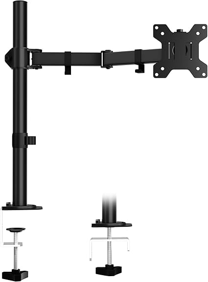 ERGOMAKER モニターアーム ディスプレイアーム 13~27インチモニター パソコンアーム 多角度調節 ケーブル収納 VESA:75x75mm/100x100mm