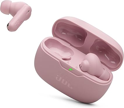 JBL WAVE BEAM 2 ワイヤレスイヤホン アクティブ ノイズキャンセリング IP54 防水防塵 マルチポイント 最大40時間 (ピンク)