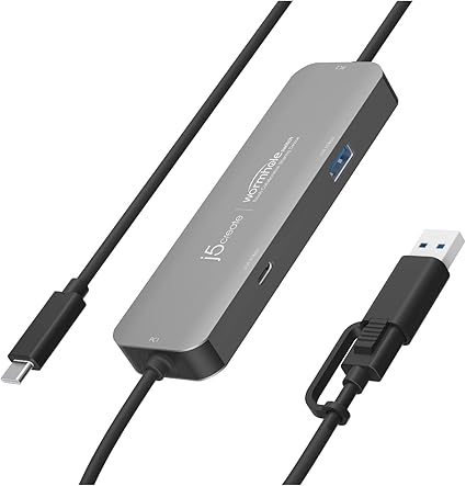 j5create USB-C リンクケーブル iPad iPhone Windowsパソコン クロスリンクハブ iPad外部モニター化 高速簡単データ転送 ミラーリング表示 描画書込み可能ホワイトボード機能Windows10、11対応 JCH422-EJ