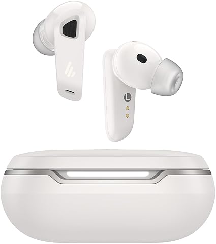 Edifier Neobuds Pro2-50dBノイズキャンセリング ワイヤレスイヤホン(AAC対応) ハイレゾ LDAC&LHDC対応/360°空間オーディオ/急速充電/ゲームモード/Blueooth 5.3/専用アプリ/装着検出機能/IP54防水規格/8マイクAI通話ノイズキャンセル アイボリーホワイト