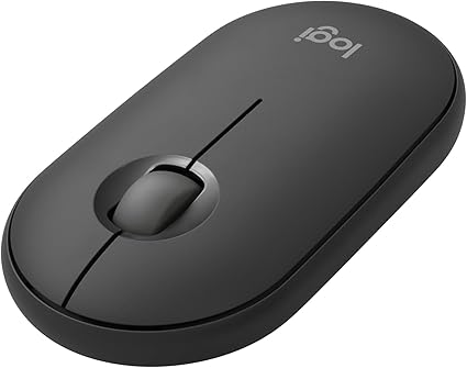 ロジクール ワイヤレスマウス PEBBLE MOUSE2 M350sGR 薄型 静音 Bluetooth Logi Bolt マウス 無線 ワイヤレス 左右対称 Easy-Switch 4000dpi 電池寿命24ケ月 windows mac Chrome Android iPad M350 グラファイト 国内正規品