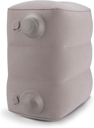 エアー足枕 フットレスト 飛行機 空気足置き 足枕 エアークッション 飛行機 足置き 三段階高さ 調節可能 足の疲れむくみ対策 椅子 足置き オフィスグッズ 旅行便利 携帯しやすい PVC 車用 オフィス 新幹線 飛行機 収納袋付き 説明書なし グレー