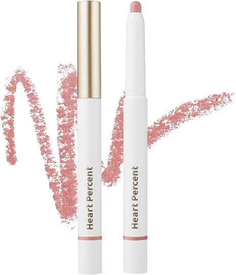 ハートパーセント(Heart Percent) ドットオンムードリップペンシル Dote On Mood Lip Pencil リップライナー+リップベース+シェディング+チーク マルチ4in1リップペンシル 口角ライナー (06.ローズベージュ|ROSE BEIGE)