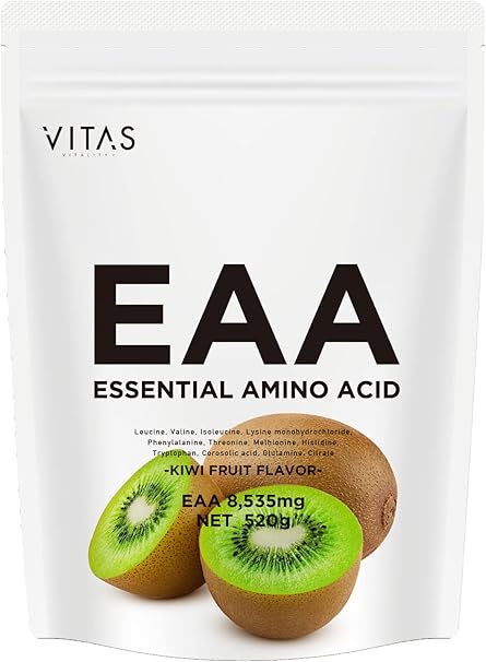 VITAS（バイタス）EAA キウイ風味 520g BCAA 必須アミノ酸9種類配合