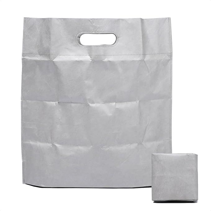 [less is_jp] 手ぶらエコバッグ 【公式】 ミニマリスト ミニマル ｜ 薄い 軽い エコバッグ メンズ デザイン 折りたたみ 簡単 防水 コンビニ タイベック