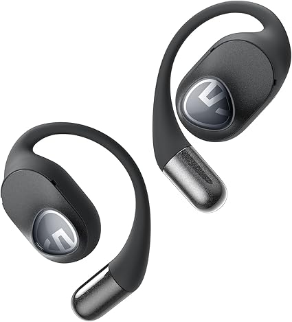 SOUNDPEATS(サウンドピーツ) GoFree2 ワイヤレスイヤホン オープンイヤー LDAC対応 ハイレゾ 耳掛け式 イヤホン 耳を塞がない 究極のフィット感 マルチポイント接続 最大35時間再生 Bluetooth5.3 アプリ対応 開放型イヤホン 究極のフィット感 【VGP 2024 金賞】(パールブラック)