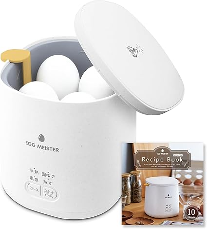 【プラス30日延長保証カード付き】 アピックス ゆで卵メーカー エッグマイスター 機能リニューアル品 簡単ボタン操作 温泉卵 半熟卵 固ゆで卵 サラダチキン オムレツ 蒸し料理 APIX