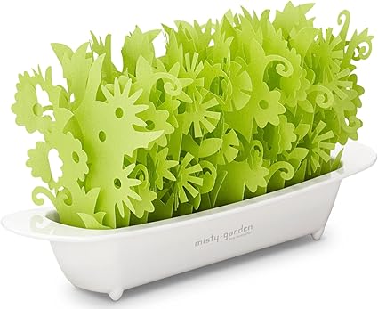 おくだけエコ加湿 ミクニ 加湿器 ミスティガーデン2nd アップルグリーン U602-01 エコ加湿 ペーパー加湿 電気不要 節電 インテリア 抗菌 防カビ 自然気化 日本製 乾燥 卓上 観葉植物 おしゃれ 花粉 冷房 気化熱 夏風邪 春夏秋冬 アレルギー 1個 (x 1)