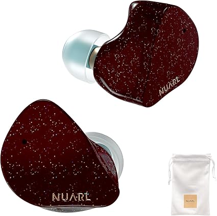 【公式】NUARL Inovator 限定カラー ワイヤレス イヤホン 空間オーディオ ノイズキャンセリング 最大18時間再生 Bluetooth ハイレゾ LDAC パーソナライズ聴覚補正 カスタマイズEQ (バーガンディー レッド)