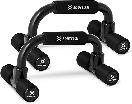 【Amazon.co.jp限定】ボディテック プッシュアップバー 腕立て 腕立て伏せ 2個セット 筋トレグッズ 胸筋 体幹 トレーニング 耐荷重100kg