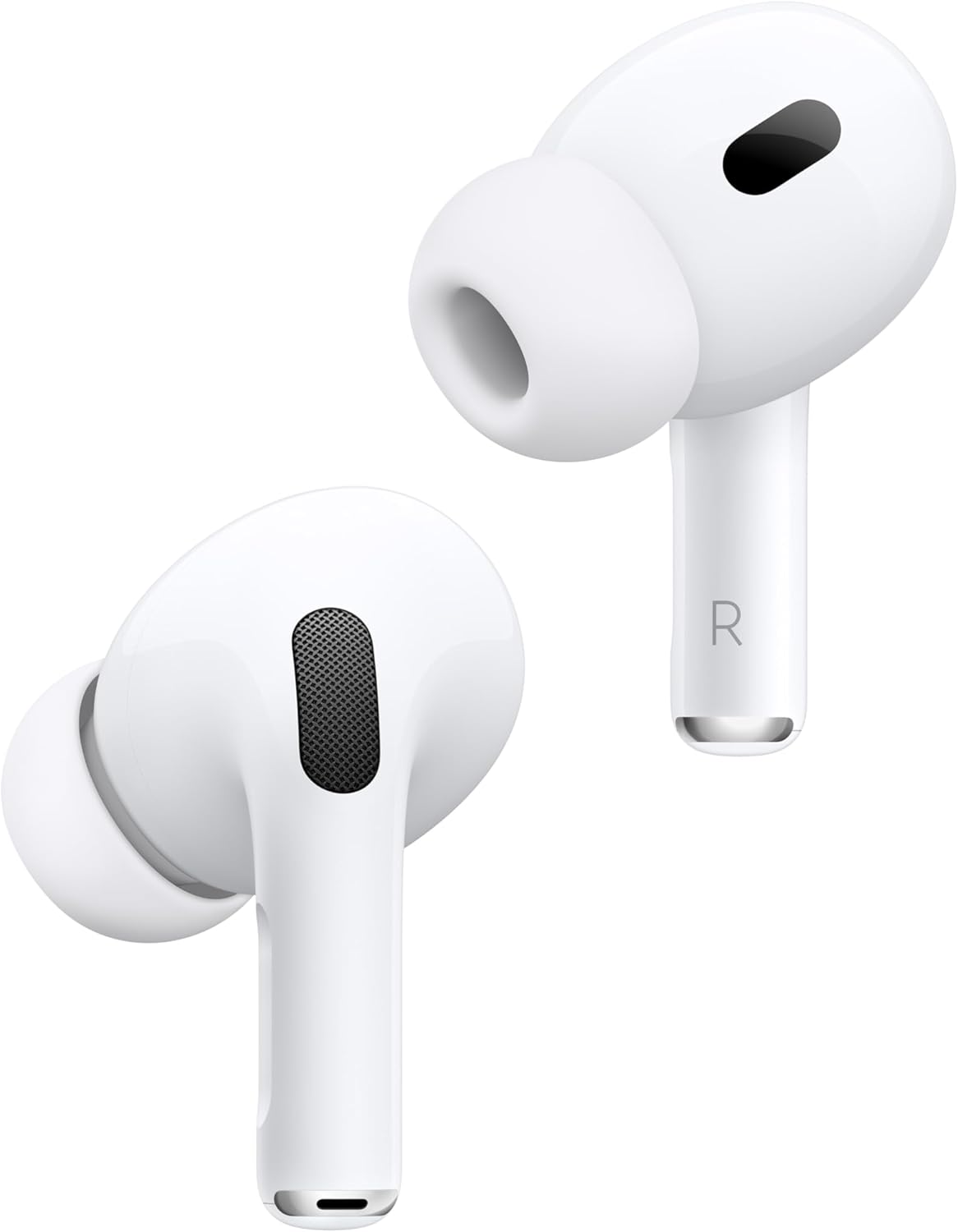Apple AirPods Pro 2 アクティブノイズキャンセリング、ワイヤレスイヤホン、Bluetooth5.3、外部音取り込み、パーソナライズされた空間オーディオ、原音に忠実なサウンド、H2 チップ、USB-C 充電、防塵性能と耐汗耐水性能、「探す」対応、Qi充電、ヒアリング補助機能