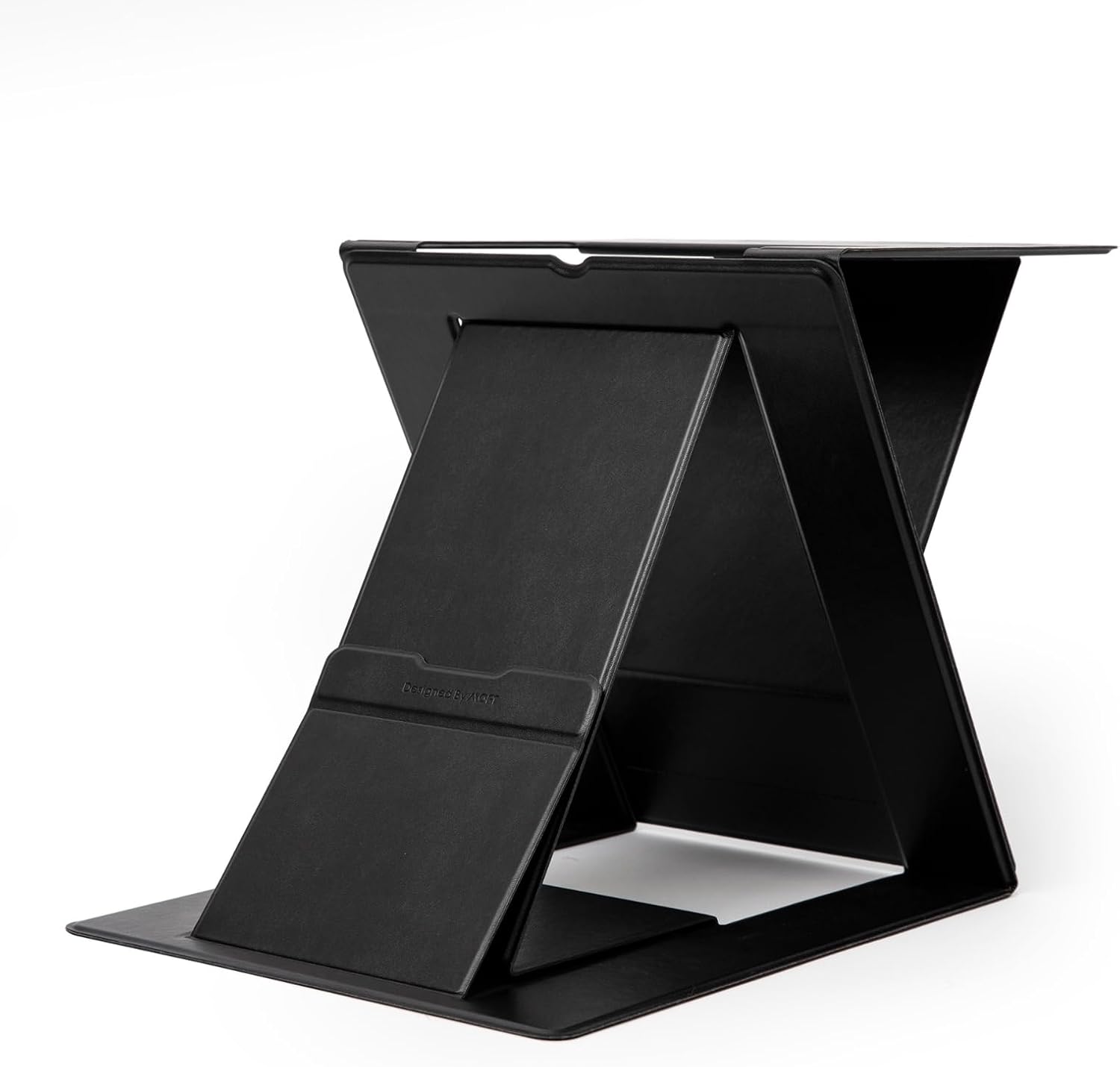 MOFT Z ノートパソコンスタンド ノートPCスタンド 人間工学設計 PCデスクワークに対応 お手軽にスタンディングワークを実現 テレワークや在宅勤務に最適 折りたたみ 収納時の薄さ 多角度調節 腰痛/猫背解消/姿勢改善 Macbook/Macbook Air/Macbook Pro/iPad/ノートPC/タブレットなど17インチまで対応 (ブラック)