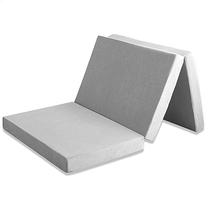 タンスのゲン マットレス シングル 厚10cm 「純」高反発(R) 密度25D 硬さ190N 三つ折り 敷布団 洗える パイル 13810084(100394)