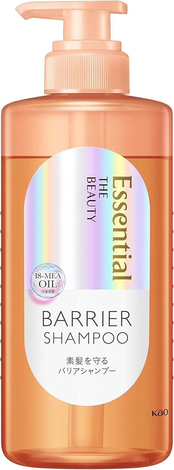 エッセンシャル ザビューティ 髪のキメ美容 素髪を守るバリアシャンプー ポンプ 450ml フローラルリュクスの香り
